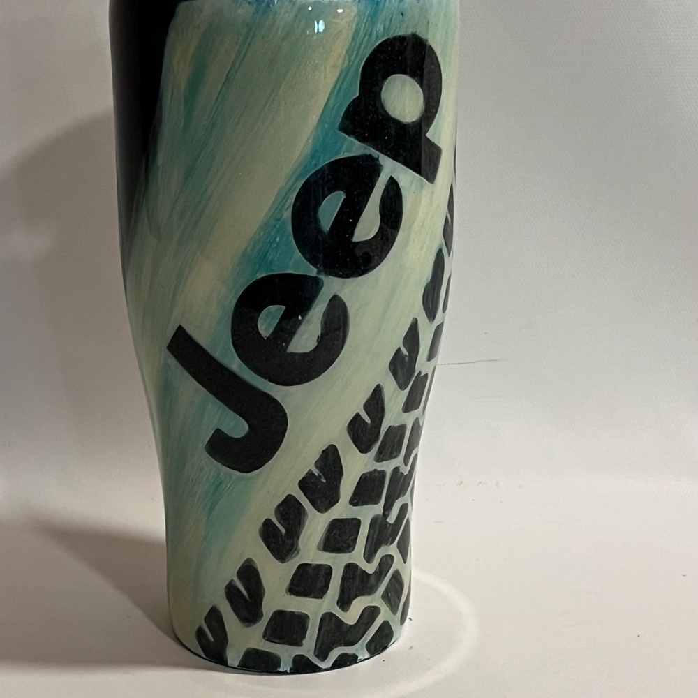 Jeep Tumbler with Tire Tread Design